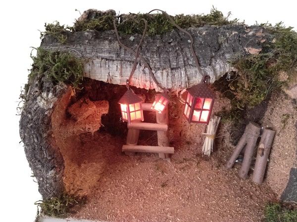 Faroles y luces en miniatura para el belén