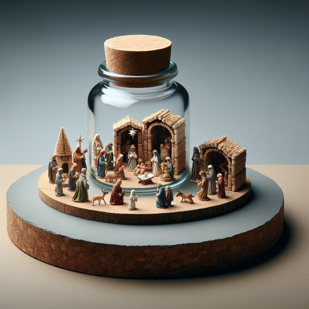 Belen sobre corcho en espacios reducidos: montaje paso a paso sin errores Belen sobre corcho en espacios reducidos: montaje paso a paso sin errores