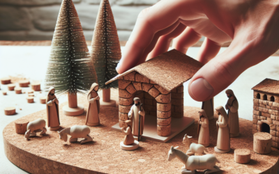 Cómo integrar corcho natural en un belén: guía paso a paso