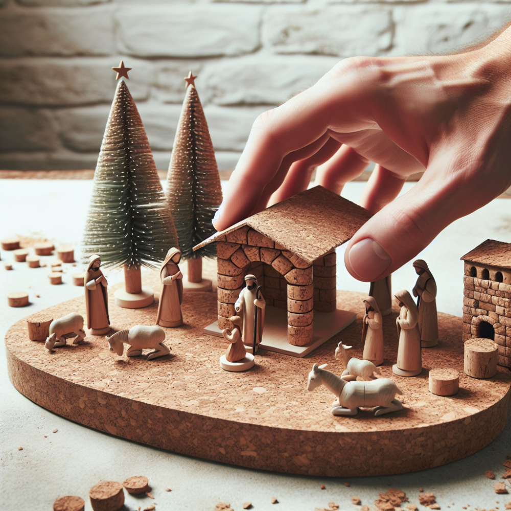 Como integrar corcho natural en un belen: guia paso a paso Como integrar corcho natural en un belen: guia paso a paso