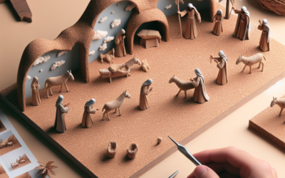 Guía paso a paso para crear un terreno de corcho realista en tu Belén