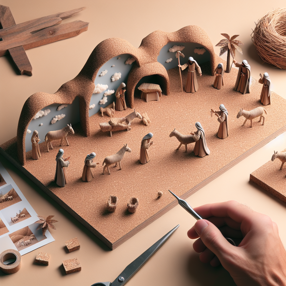 Guia paso a paso para crear un terreno de corcho realista en tu Belen Guia paso a paso para crear un terreno de corcho realista en tu Belen