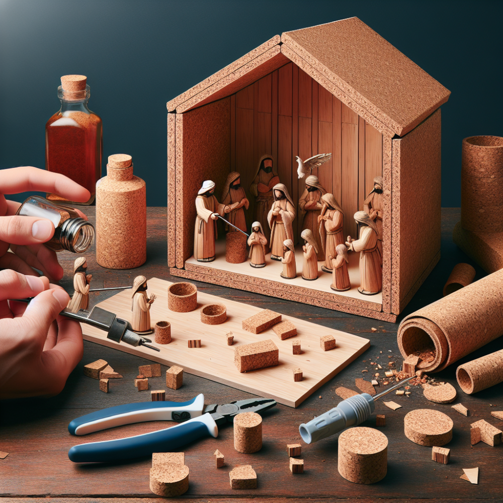 Paso a paso para integrar paneles de corcho natural en belenes medianos Paso a paso para integrar paneles de corcho natural en belenes medianos