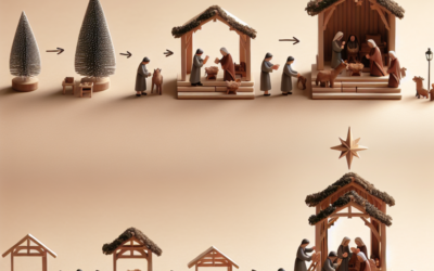 Belén compacto: montaje paso a paso para espacios pequeños