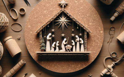 Belén sobre mesa con corcho natural: guía paso a paso y consejos prácticos