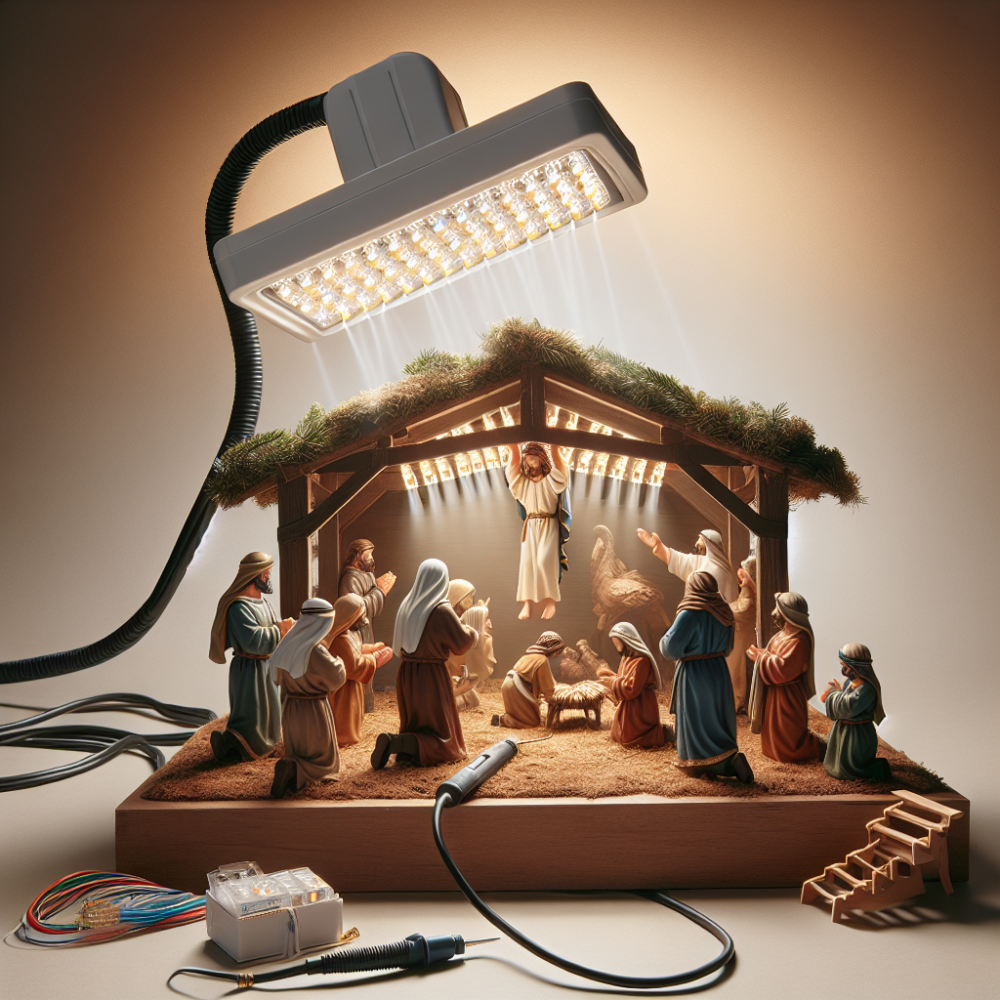 Instalacion de iluminacion LED en belenes pequenos: guia practica paso a paso
