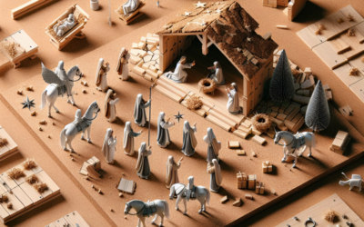 Montaje paso a paso: Belén sobre corcho para un terreno realista