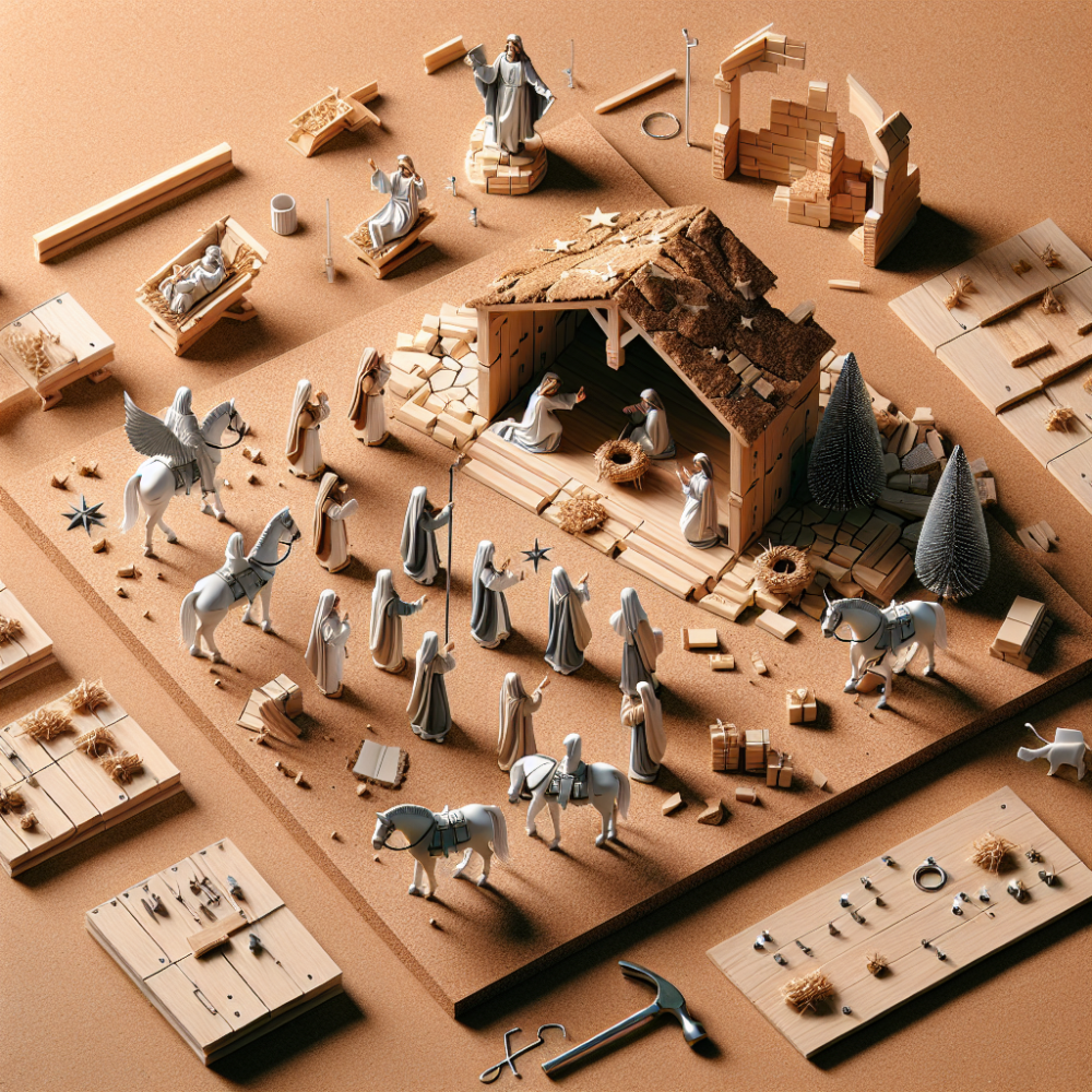 Montaje paso a paso: Belen sobre corcho para un terreno realista