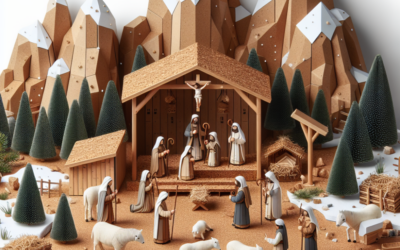 Montaje paso a paso de un Belén con corcho para terreno y taludes realistas