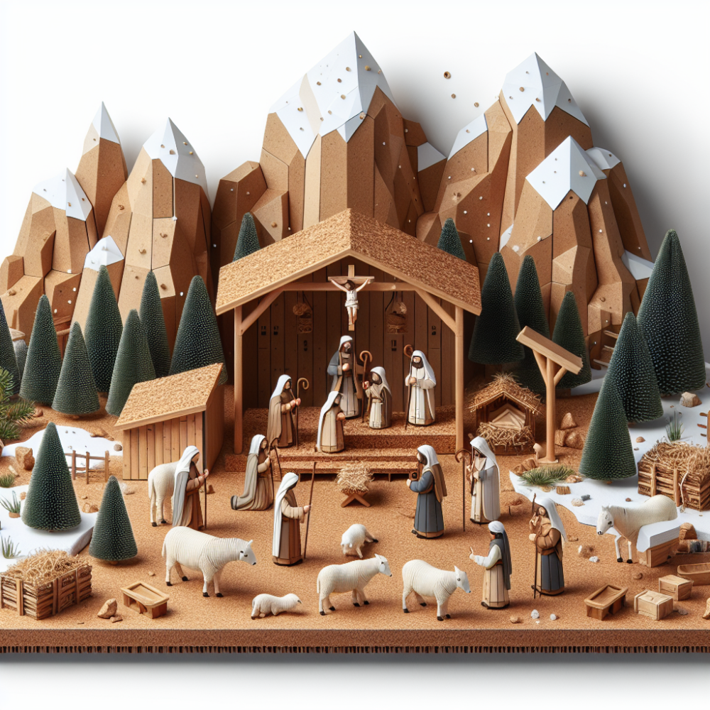 Montaje paso a paso de un Belen con corcho para terreno y taludes realistas Montaje paso a paso de un Belen con corcho para terreno y taludes realistas