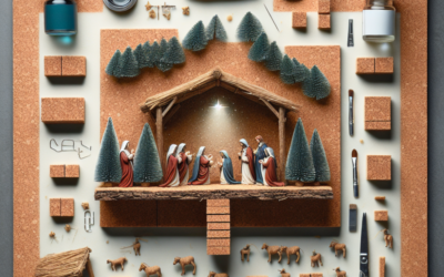 Montaje paso a paso de un belén rústico sobre corcho: técnica y trucos profesionales