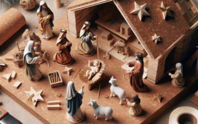 Montaje paso a paso de un Belén sobre corcho: estructura, capas y trucos profesionales