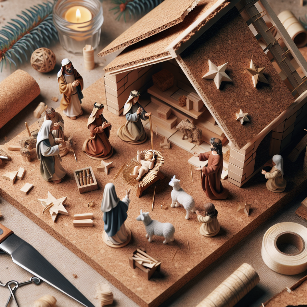 Montaje paso a paso de un Belen sobre corcho: estructura, capas y trucos profesionales