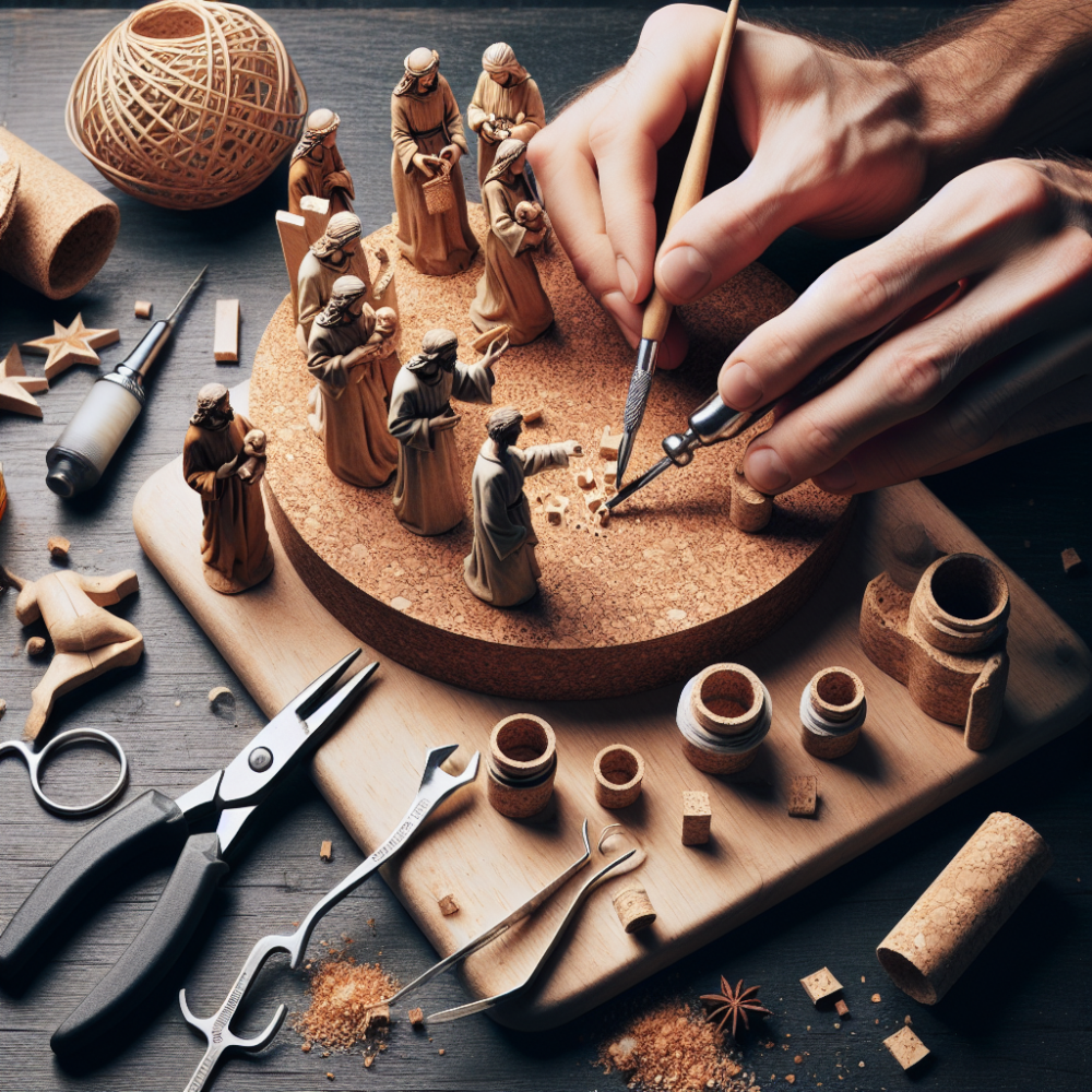 Tecnicas profesionales para preparar la base de corcho de tu belen (paso a paso)